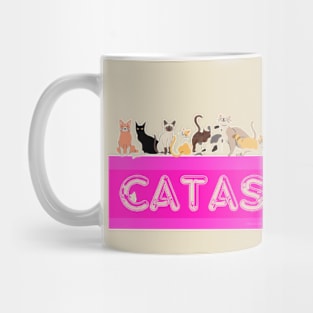 Catastrophe Cute Cats By Abby Anime(c) Mug